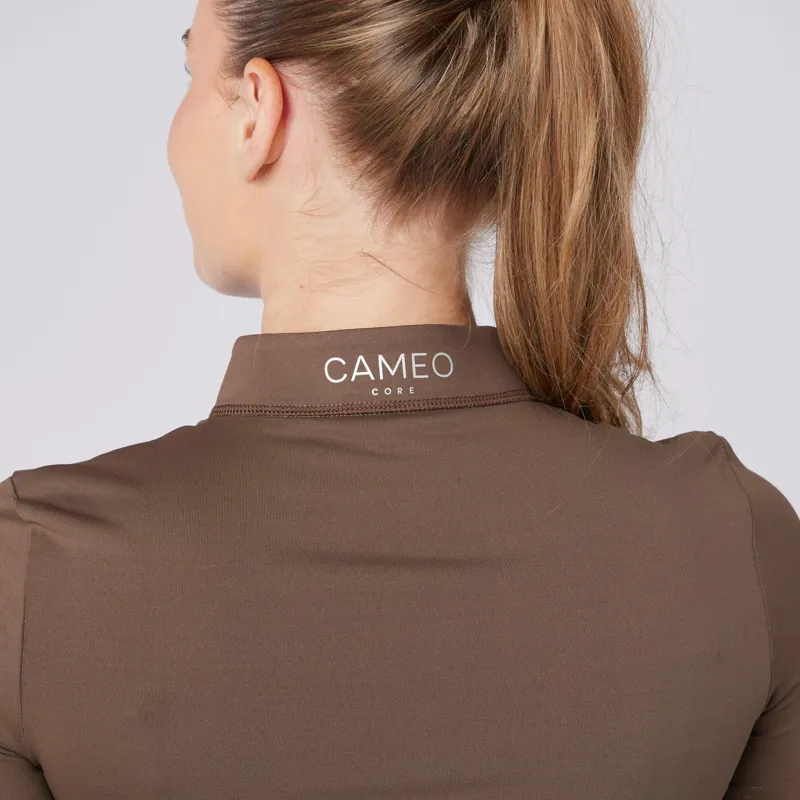 Cameo Womens Short Sleeve Baselayer Mocha-3