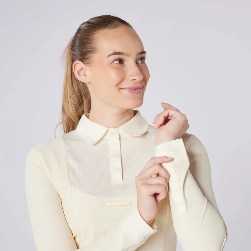 Cameo Womens Classic Long Sleeve Show Shirt Yellow-3