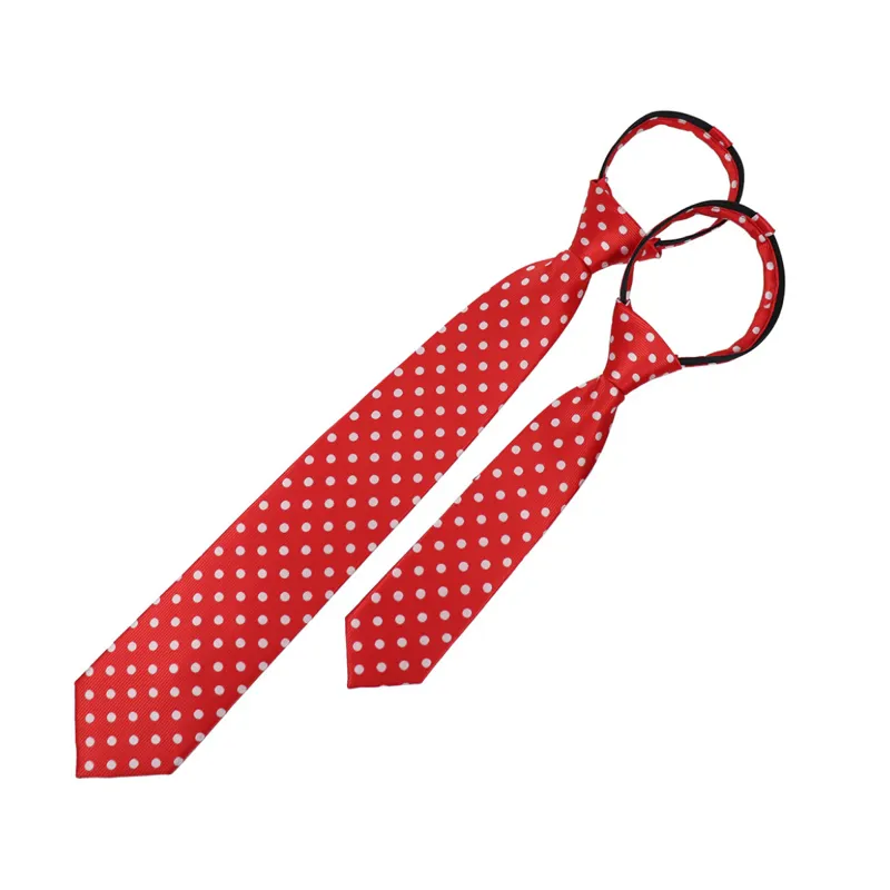 Cameo Junior Zip Show Tie Red