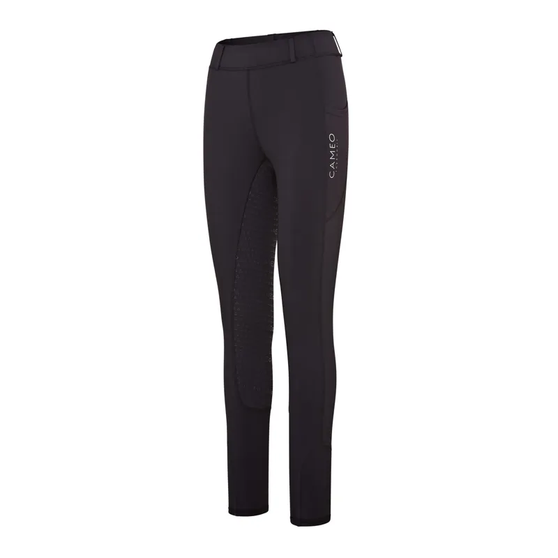 Cameo Ladies Ecodry Riding Tights Black