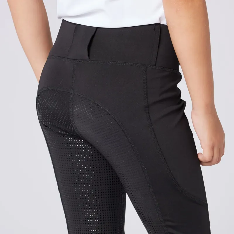 Cameo Junior Performance Riding Tights Black-2
