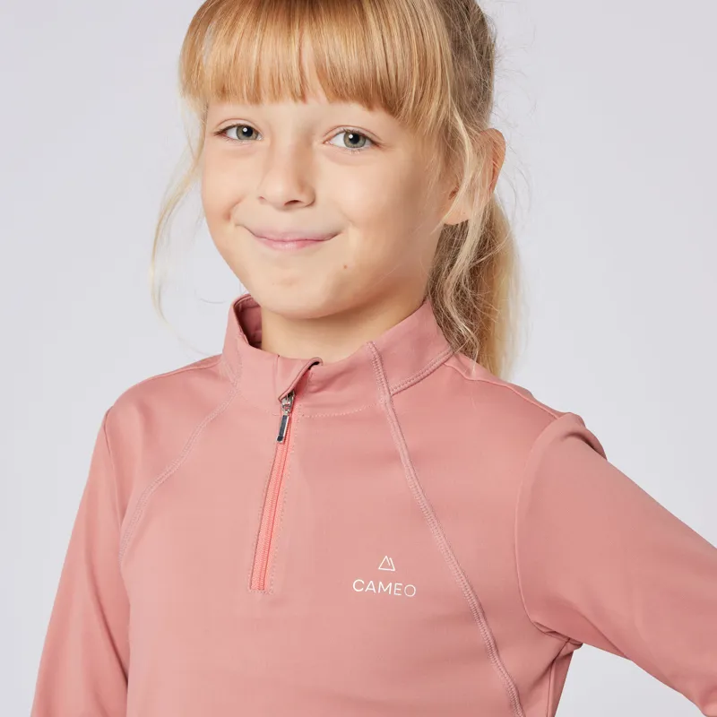 Cameo Junior Core Baselayer Dusky Pink-1