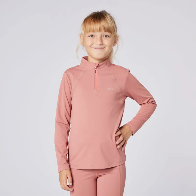 Cameo Junior Core Baselayer Dusky Pink-3