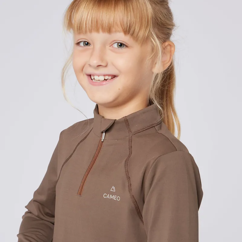 Cameo Junior Core Baselayer Mocha-1