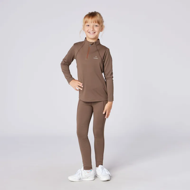 Cameo Junior Core Baselayer Mocha-3
