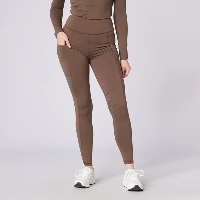 Cameo Womens Core Riding Tights Mocha-1