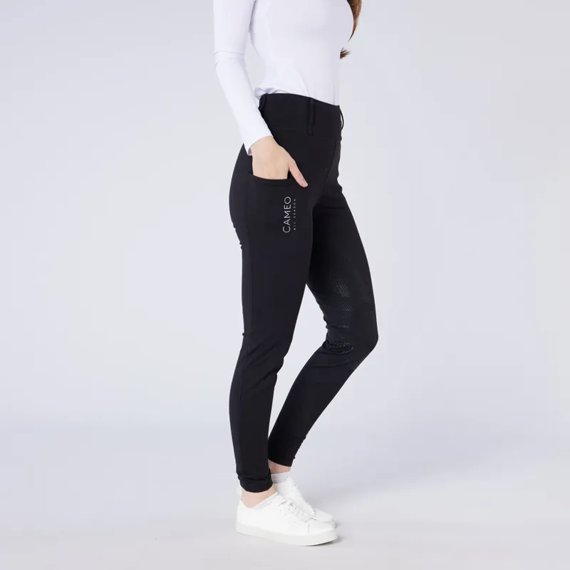 Cameo Ladies All Season Riding Tights Dark Grey-1