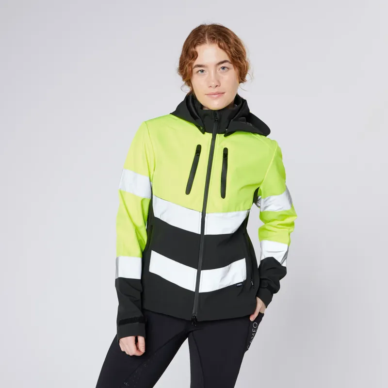 Cameo Water Repellant Hi Viz Jacket Yellow