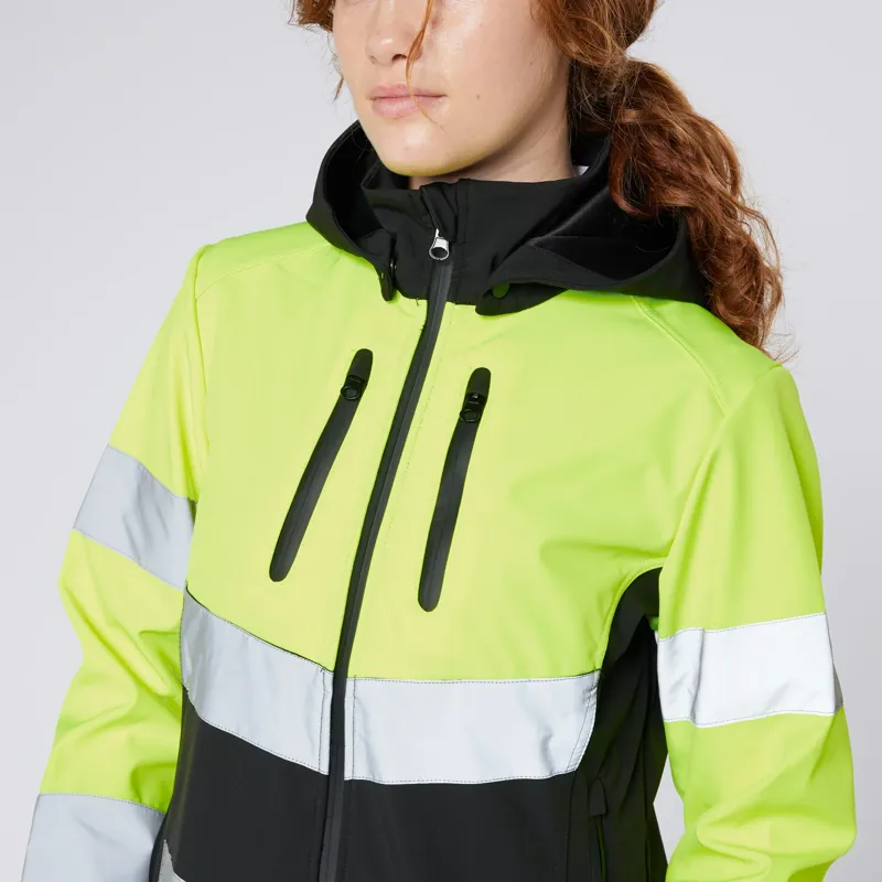 Cameo Water Repellant Hi Viz Jacket Yellow-5