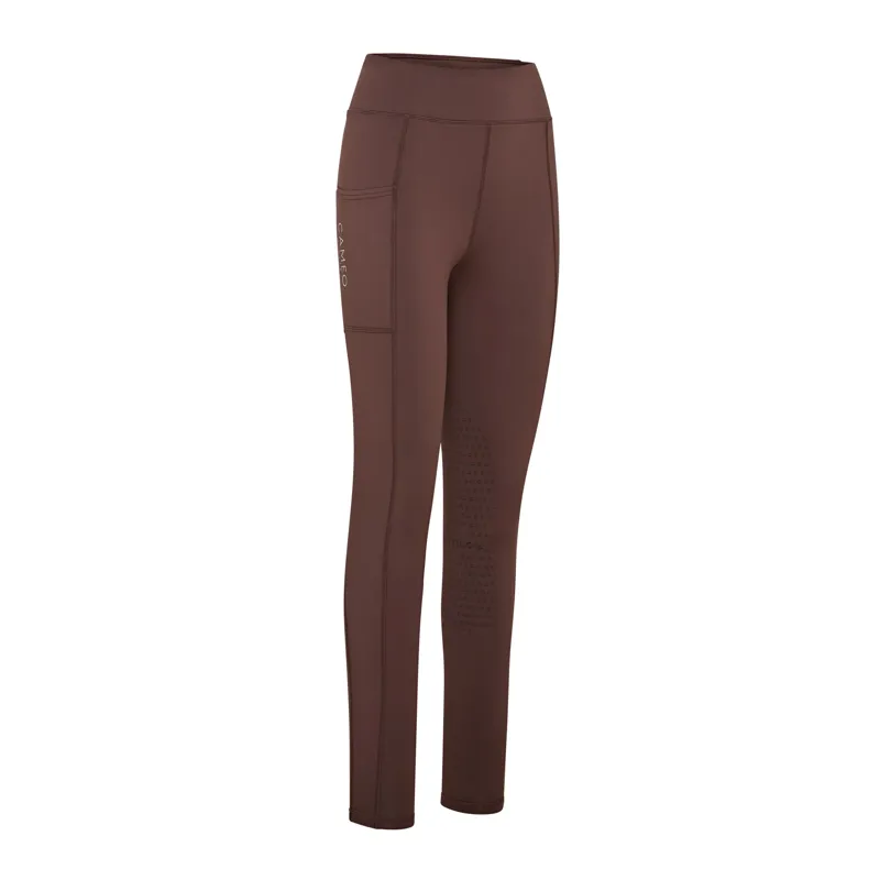 Cameo Ladies All Season Riding Tights Chocolate Brown