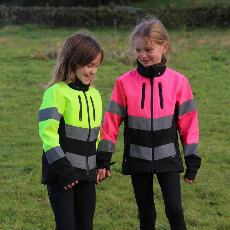 Cameo Junior Hi Viz Jacket Pink-3
