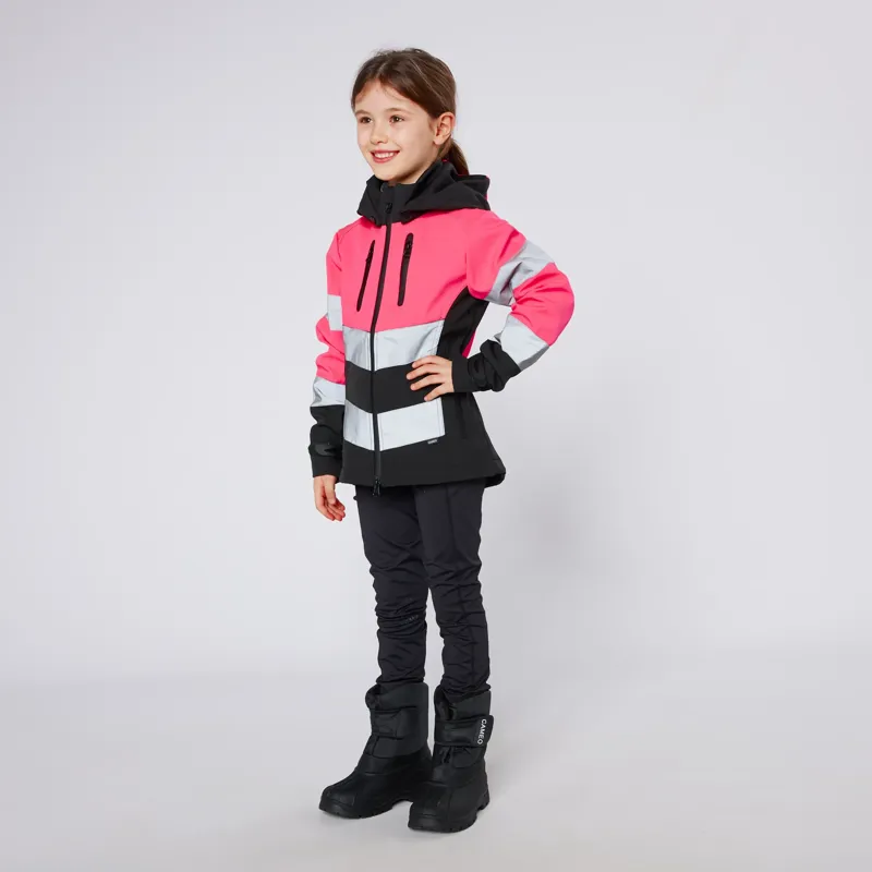 Cameo Junior Hi Viz Jacket Pink-5