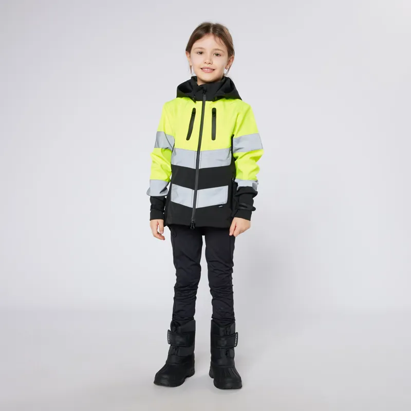 Cameo Performance Junior Water Repellant Hi Viz Jacket Yellow-4
