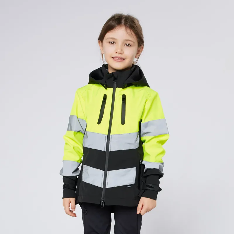 Cameo Performance Junior Water Repellant Hi Viz Jacket Yellow-1