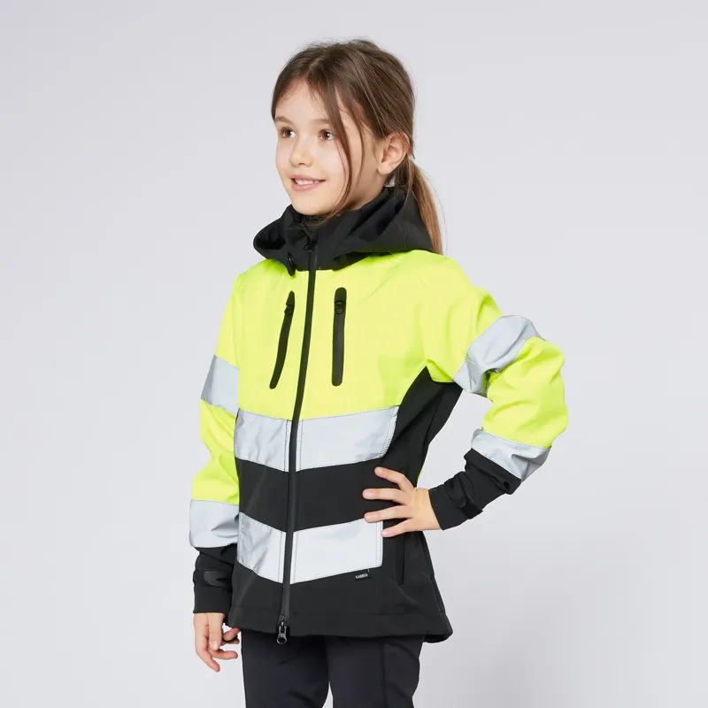 Cameo Performance Junior Water Repellant Hi Viz Jacket Yellow-6