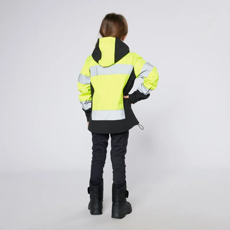 Cameo Performance Junior Water Repellant Hi Viz Jacket Yellow-7