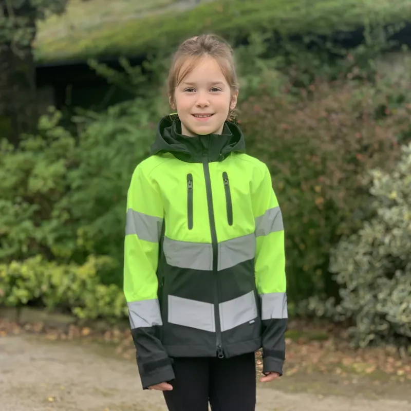 Cameo Performance Junior Water Repellant Hi Viz Jacket Yellow
