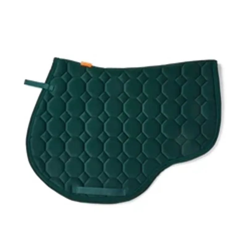Cameo Suede Saddle Cloth GP/Jump Evergree