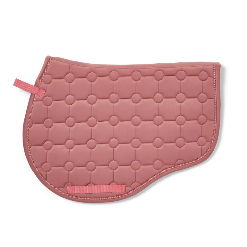 Cameo Suede Saddle Cloth GP/Jump Dusky Pink