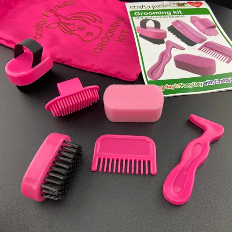 Crafty Ponies Grooming Kit Pink