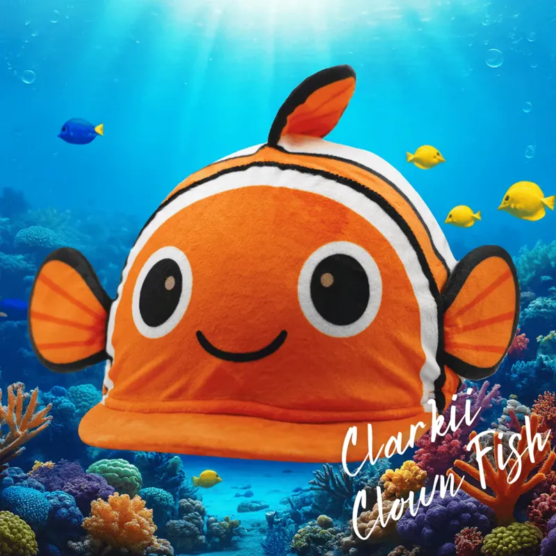 Equetech Childs Clarkii Clownfish Hat Silk-1