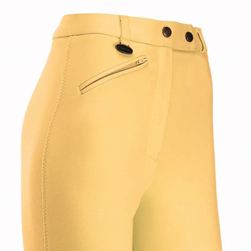 Equetech Junior Prima Jodhpurs Canary Yellow