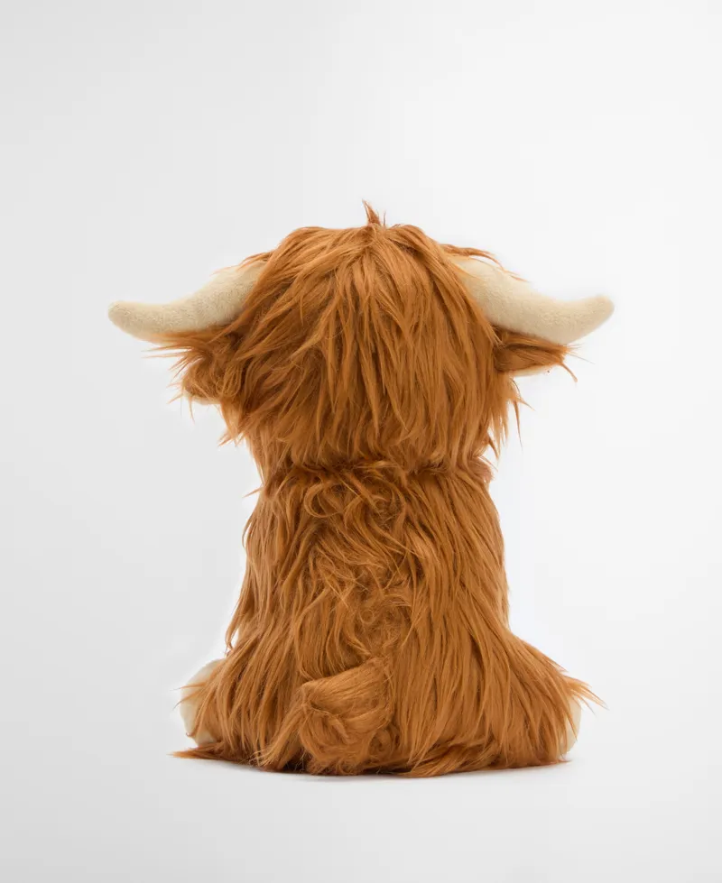 Barbour Highland Cow Dog Toy-3