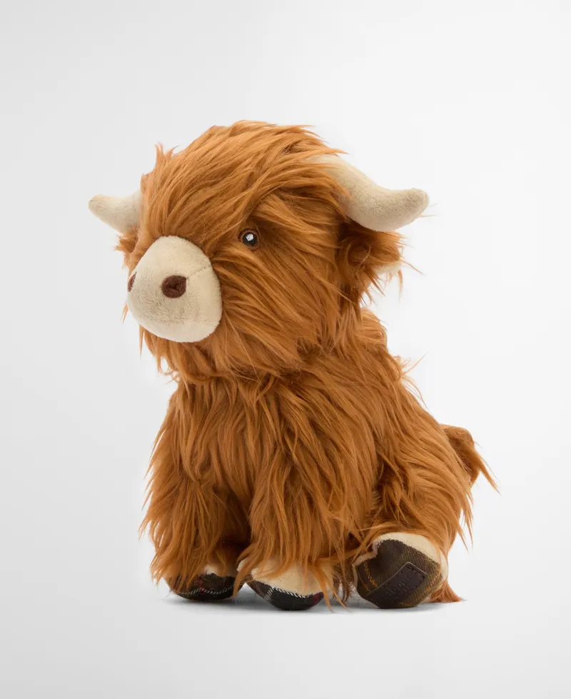 Barbour Highland Cow Dog Toy-4