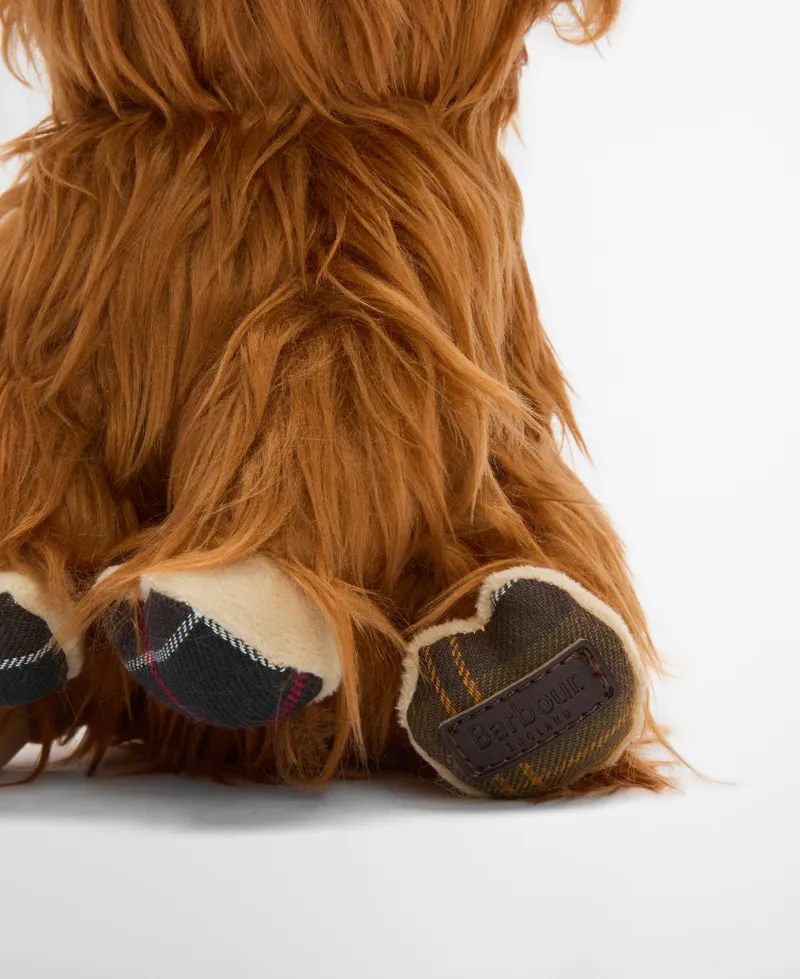 Barbour Highland Cow Dog Toy-5