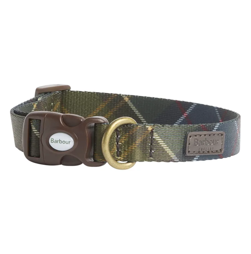 Barbour Tartan Printed Dog Collar Classic Tartan