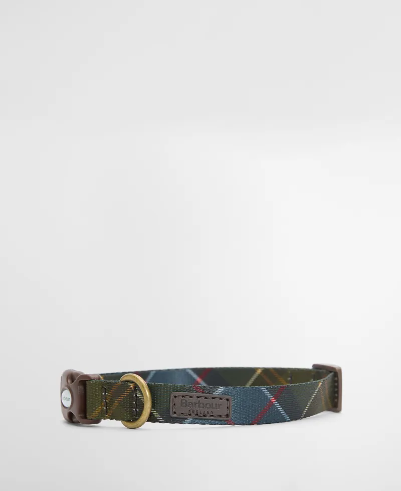 Barbour Tartan Printed Dog Collar Classic Tartan-4