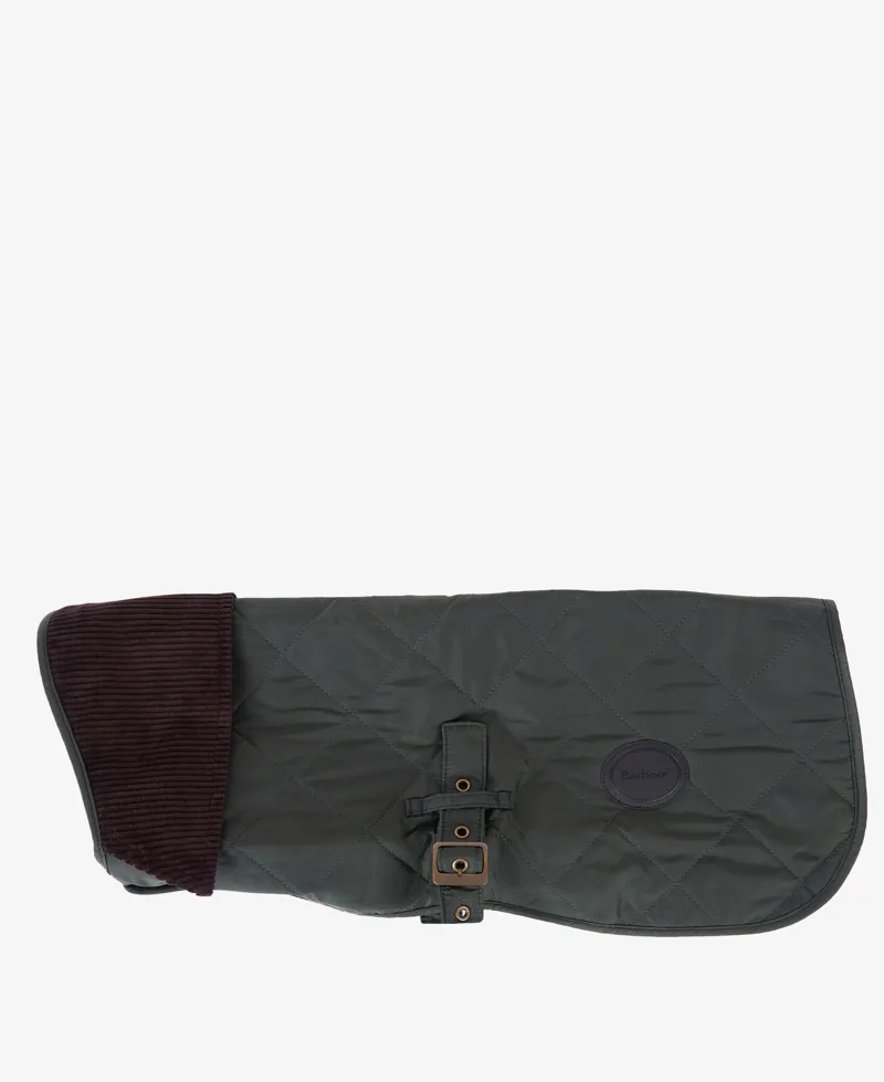 Barbour Quilted Dog Coat Olive