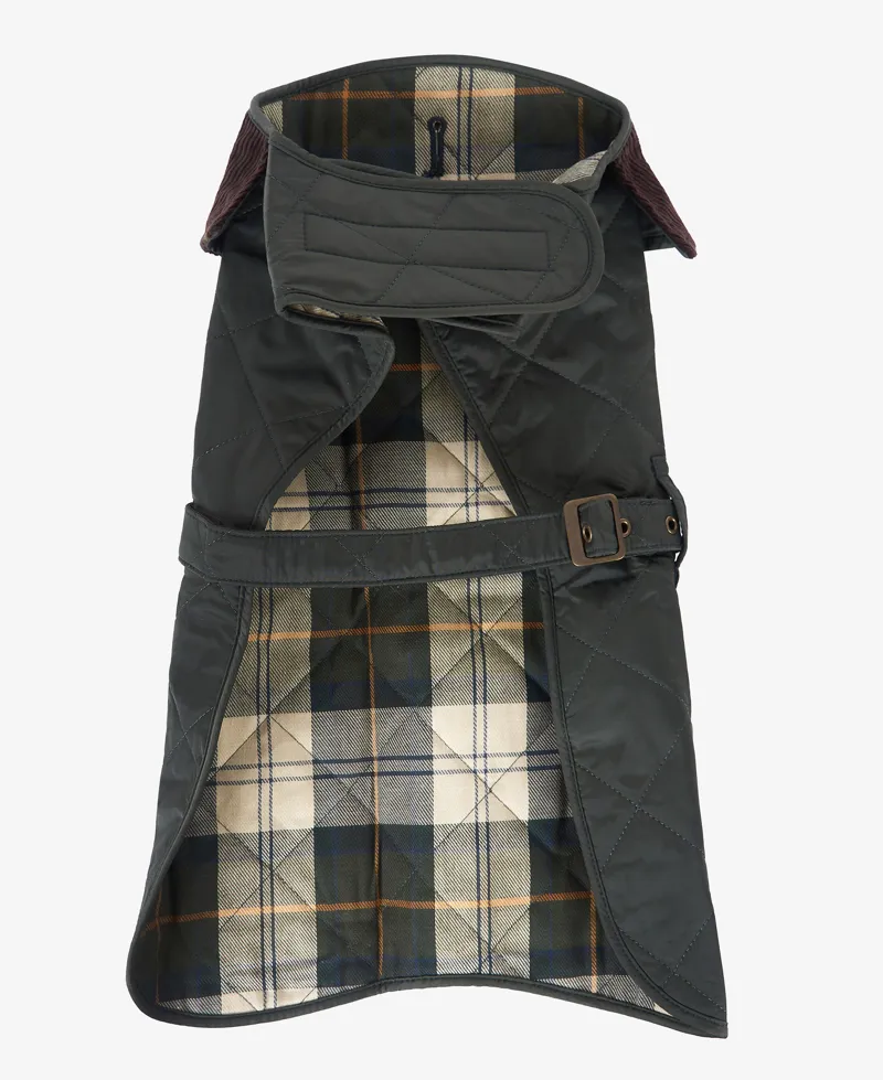 Barbour Quilted Dog Coat Olive-3