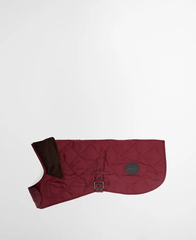 Barbour Quilted Dog Coat Rosewood