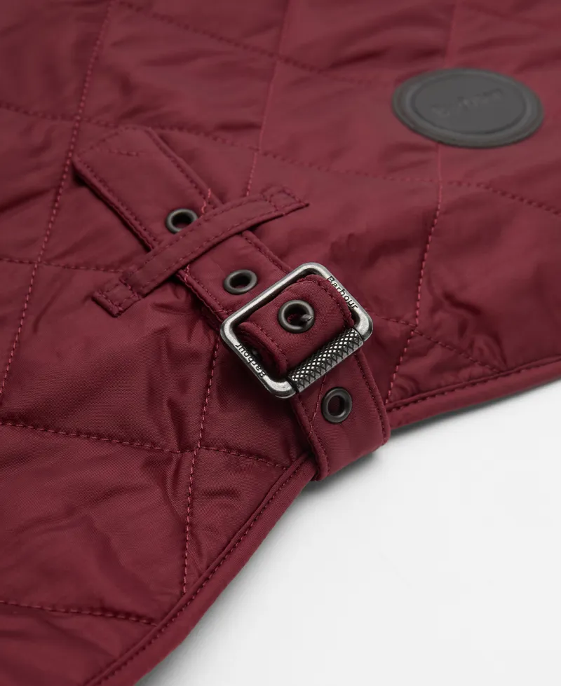Barbour Quilted Dog Coat Rosewood-2