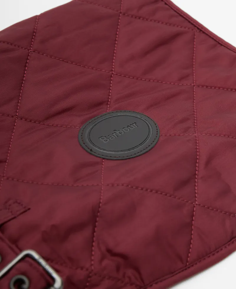 Barbour Quilted Dog Coat Rosewood-3