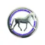 Equetech Dressage Provincial Stock Pin Purple