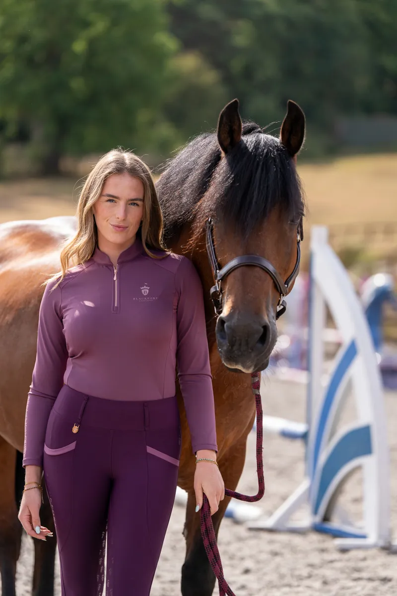 Blackfort Equestrian Cool Mesh Base Layer Long Sleeve Fig-3