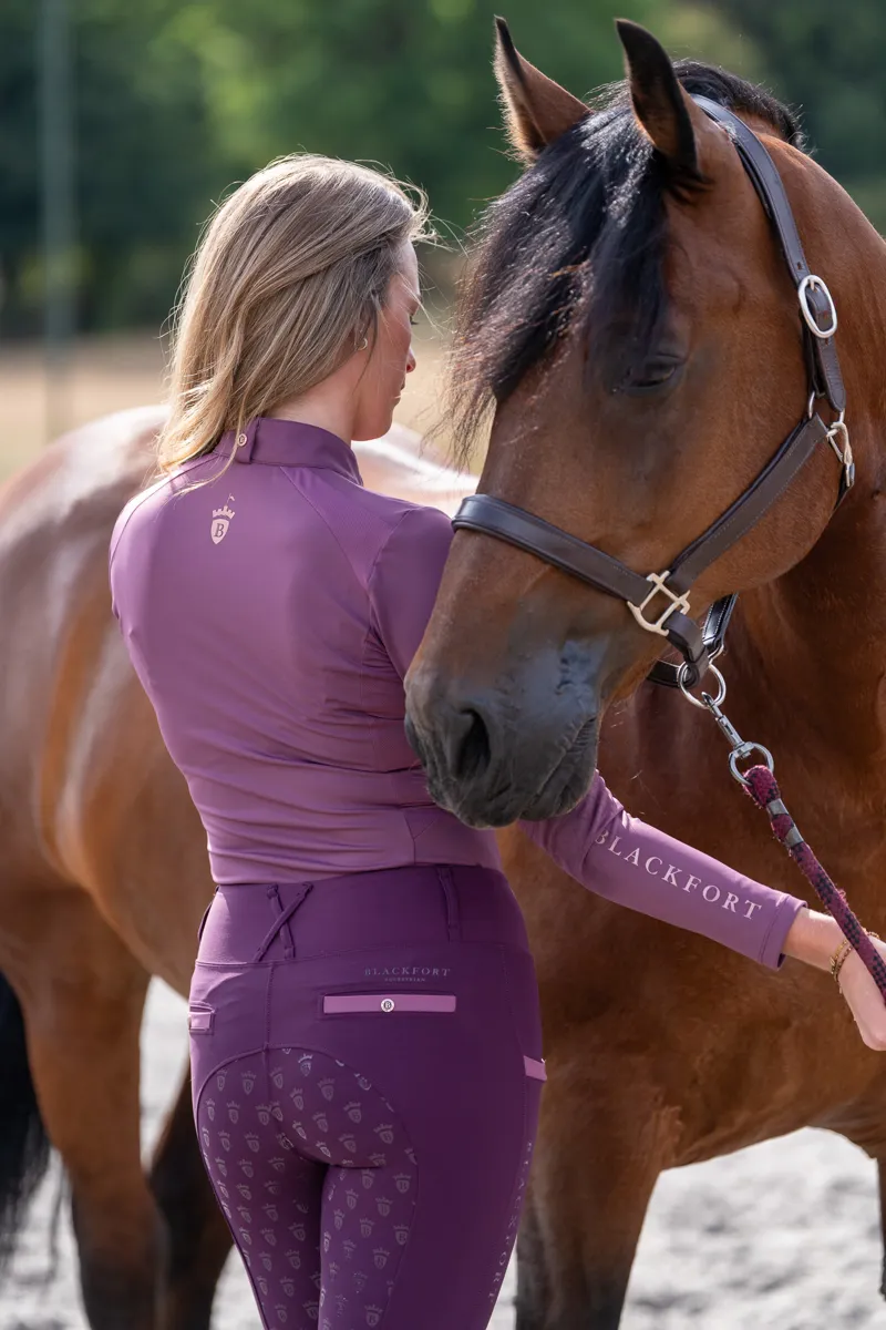 Blackfort Equestrian Training Tights 3.0 Mulberry/Fig-1
