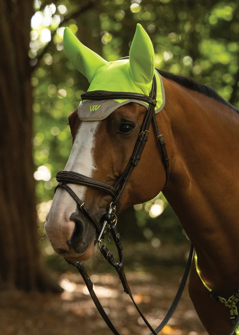 Woof Wear Hi-Viz Noise Cancelling Fly Veil Yellow-1