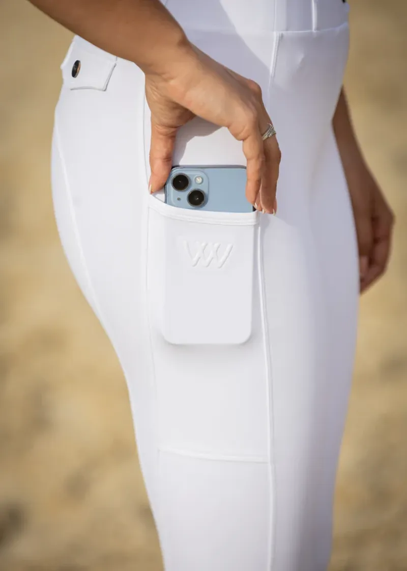 Woof Wear Elite Competition Riding Tights White-3