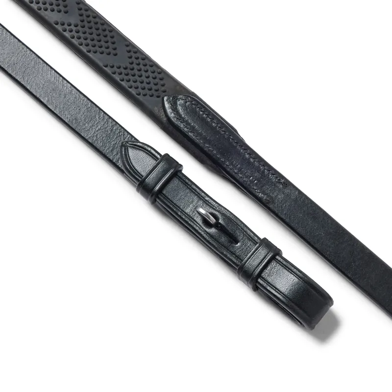 EcoRider Pro Solid Reins Black-1