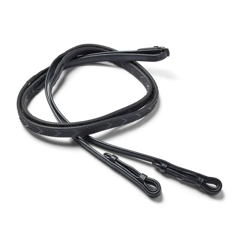 EcoRider Pro Solid Reins Black