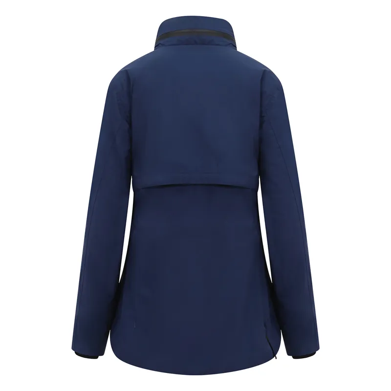 Equetech Ladies Equalite Stretch Waterproof Hybrid Jacket Navy-5
