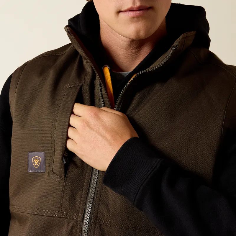 Ariat Mens Rebar DuraCanvas Vest Wren-6