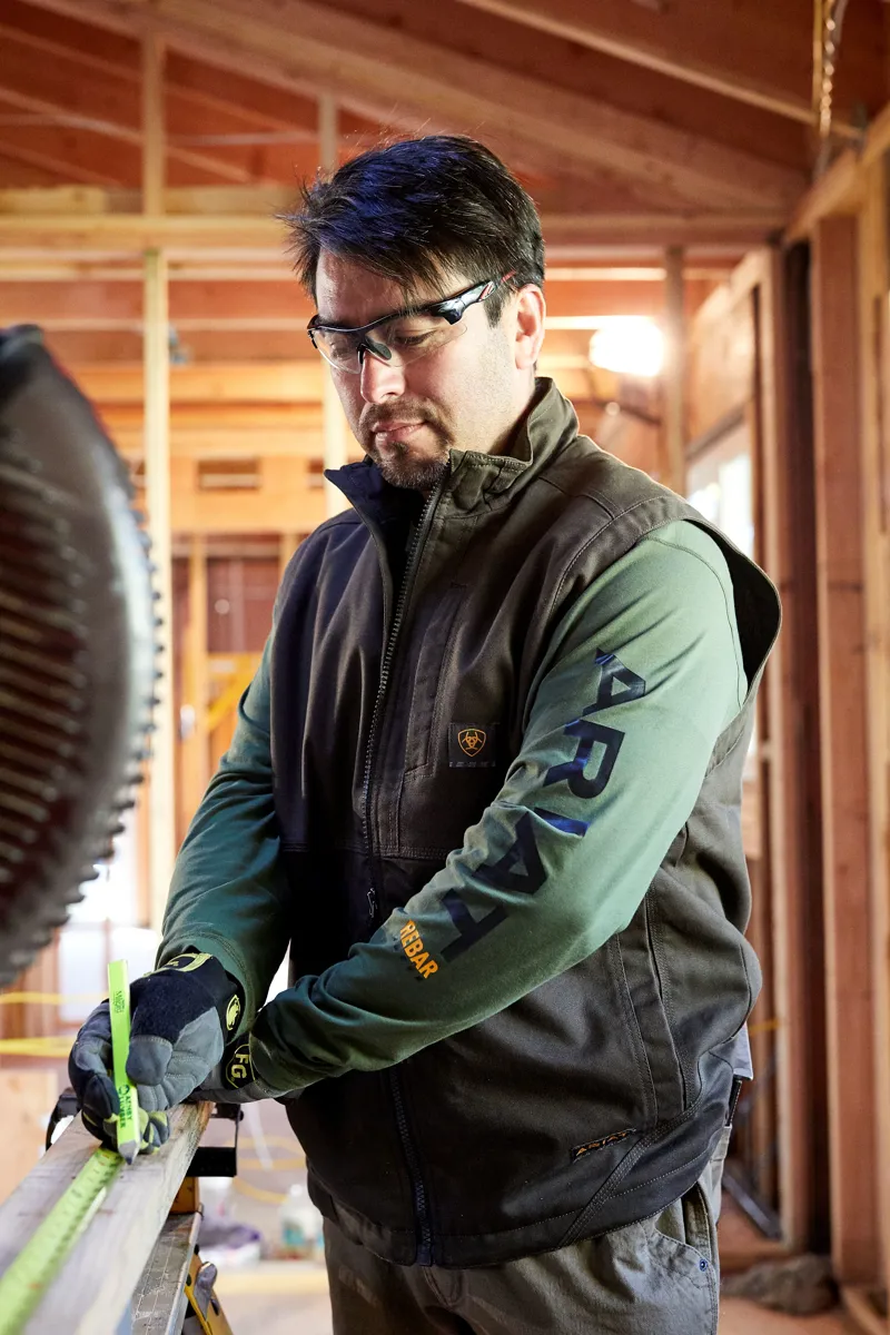 Ariat Mens Rebar DuraCanvas Vest Wren-1