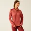Ariat Ladies TEK Team 1/2 Zip Sweatshirt Dusty Cedar Heather