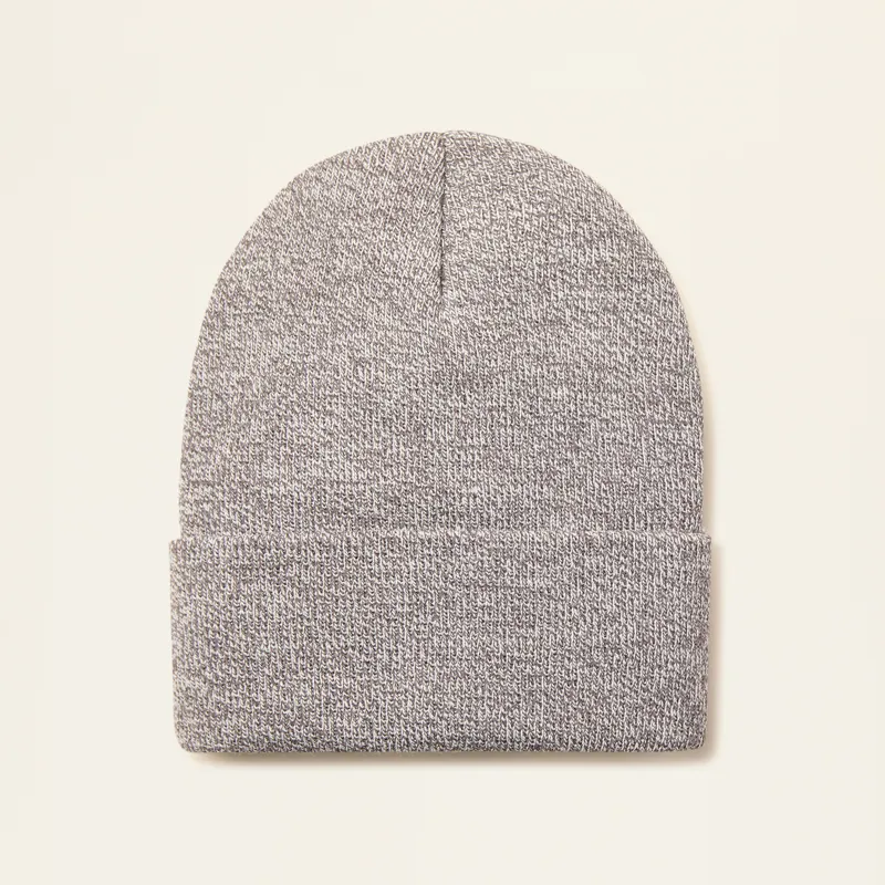 Ariat Ladies Rebar Beanie Light Grey/Dark Grey-1