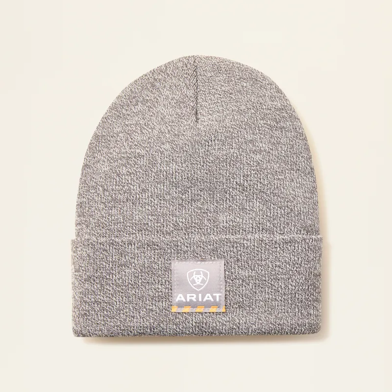 Ariat Ladies Rebar Beanie Light Grey/Dark Grey