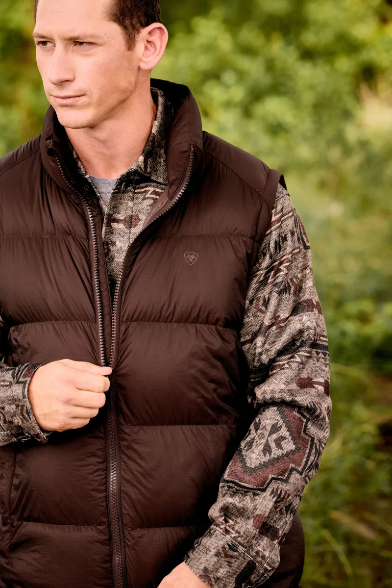 Ariat Mens Ultra Puff Vest Java-1